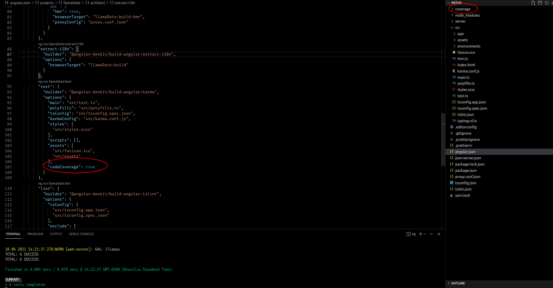 How to set up Angular code coverage in VS Code | Daniel Kreider