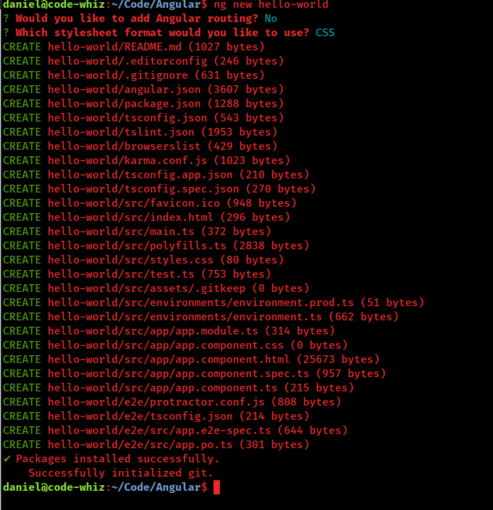 Angular bundle size 7 through 9 – comparison